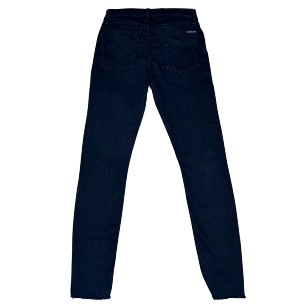 HUDSON‎ Jeans Black Skinny Raw Hem Women Size 25